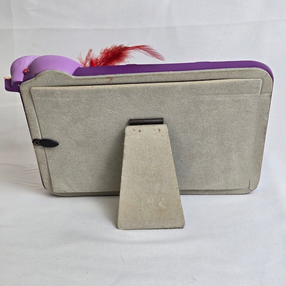 Vintage 2004 3D Betty Boop & Pudgy Picture Frame, Purple Red Hearts, 7" x 5" - Picture 3 of 14